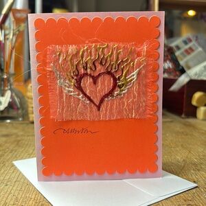 ❤️🔥Hand painted love valentines card